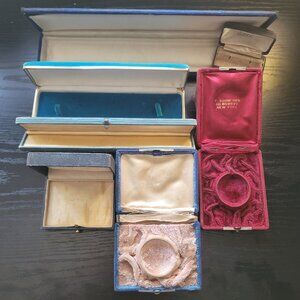 Bundle of Antique/Vintage Jewelry Boxes